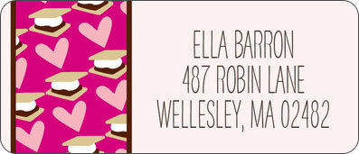 S'Mores Return Address Labels